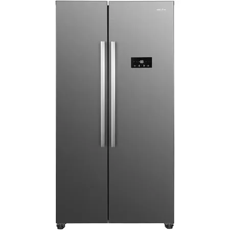 Side by side Arctic AS427E4NMT, 442 l, Full No Frost, Compresor Silent Inverter, Air Flow Dual Tech, Display cu…