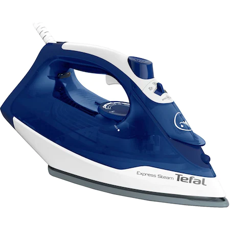 Fier de calcat Tefal Express Steam FV2838E0, 2400W, jet de abur 180 g/min, abur variabil 0-40 g/min, 270 ml,…