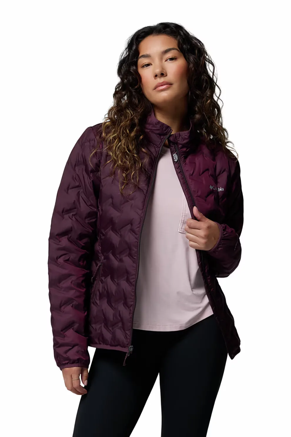 Columbia, Geaca cu umplutura de puf Delta Ridge II, Midnight Purple, M
