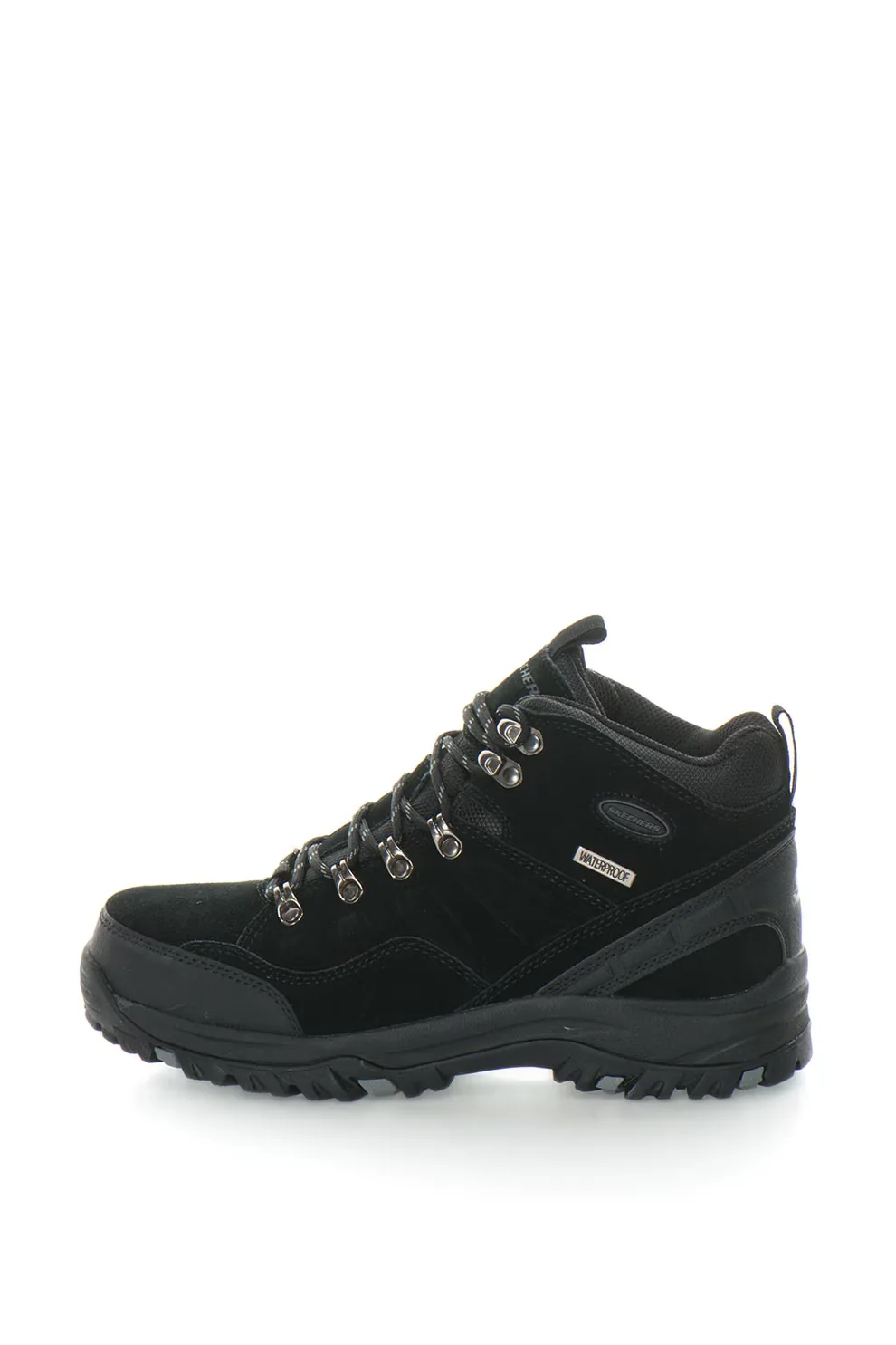 Skechers, Ghete impermeabile pentru trekking Pelmo, Negru, 42