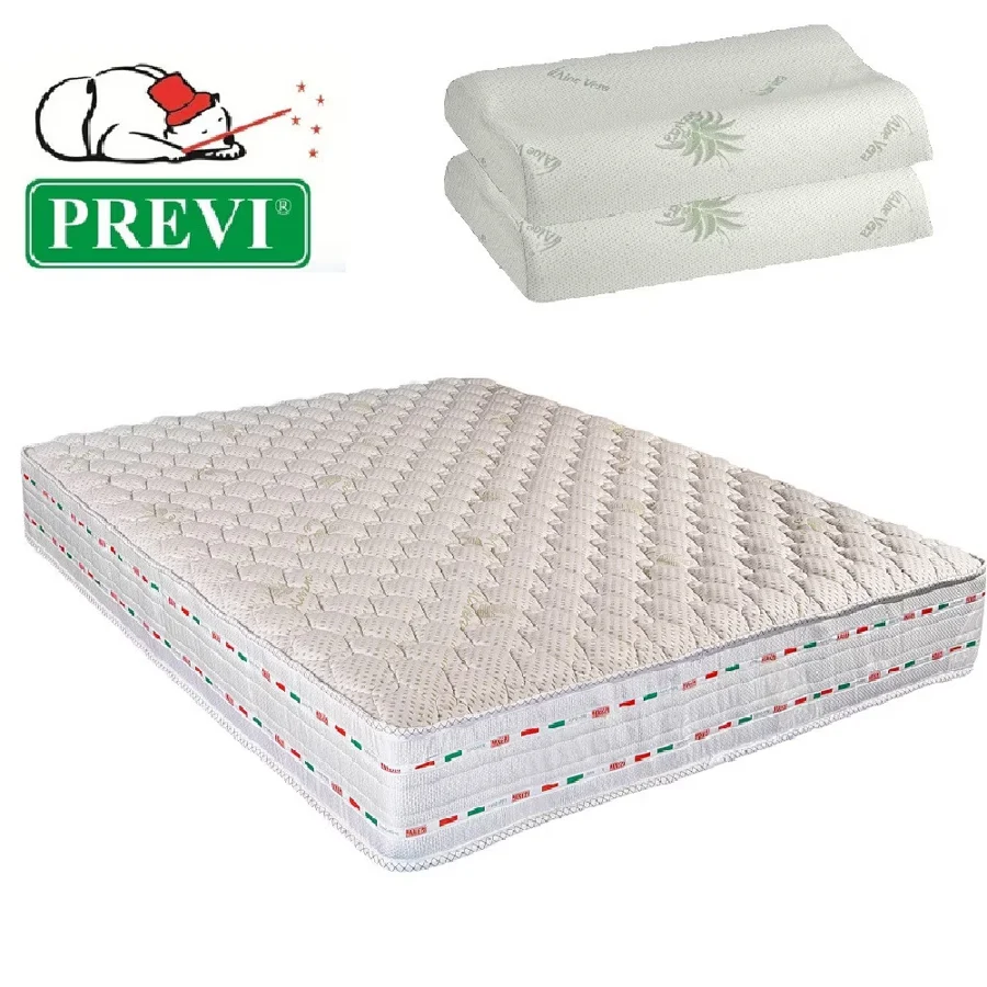 Previ Memory Foam 160×200 + perne cervicale