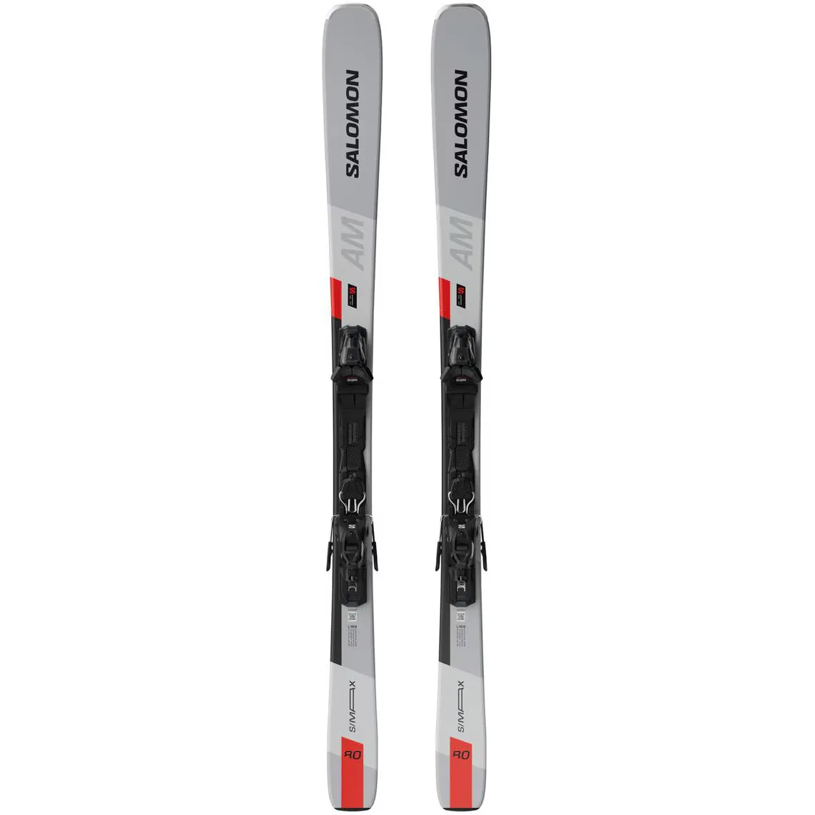 S/Max 80 AM Ski Set with M10 GW Bindings, Salomon, 169 cm, Anthracite/Red/Black