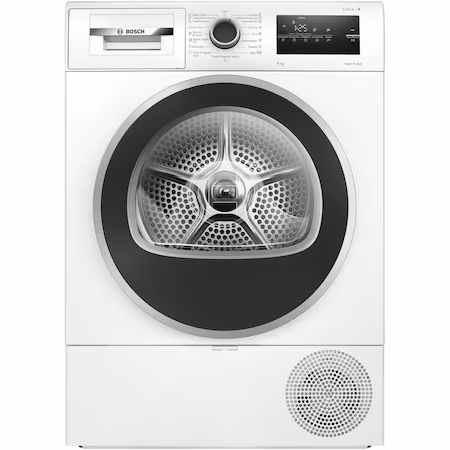 Uscator de rufe Bosch WTH8520BBY, Pompa de caldura, 8 kg, 15 programe, AutoDry Technology, AntiVibration, Filtru…